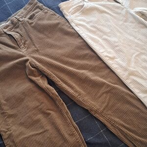 Lands' End Wide-leg Corduroy Pants